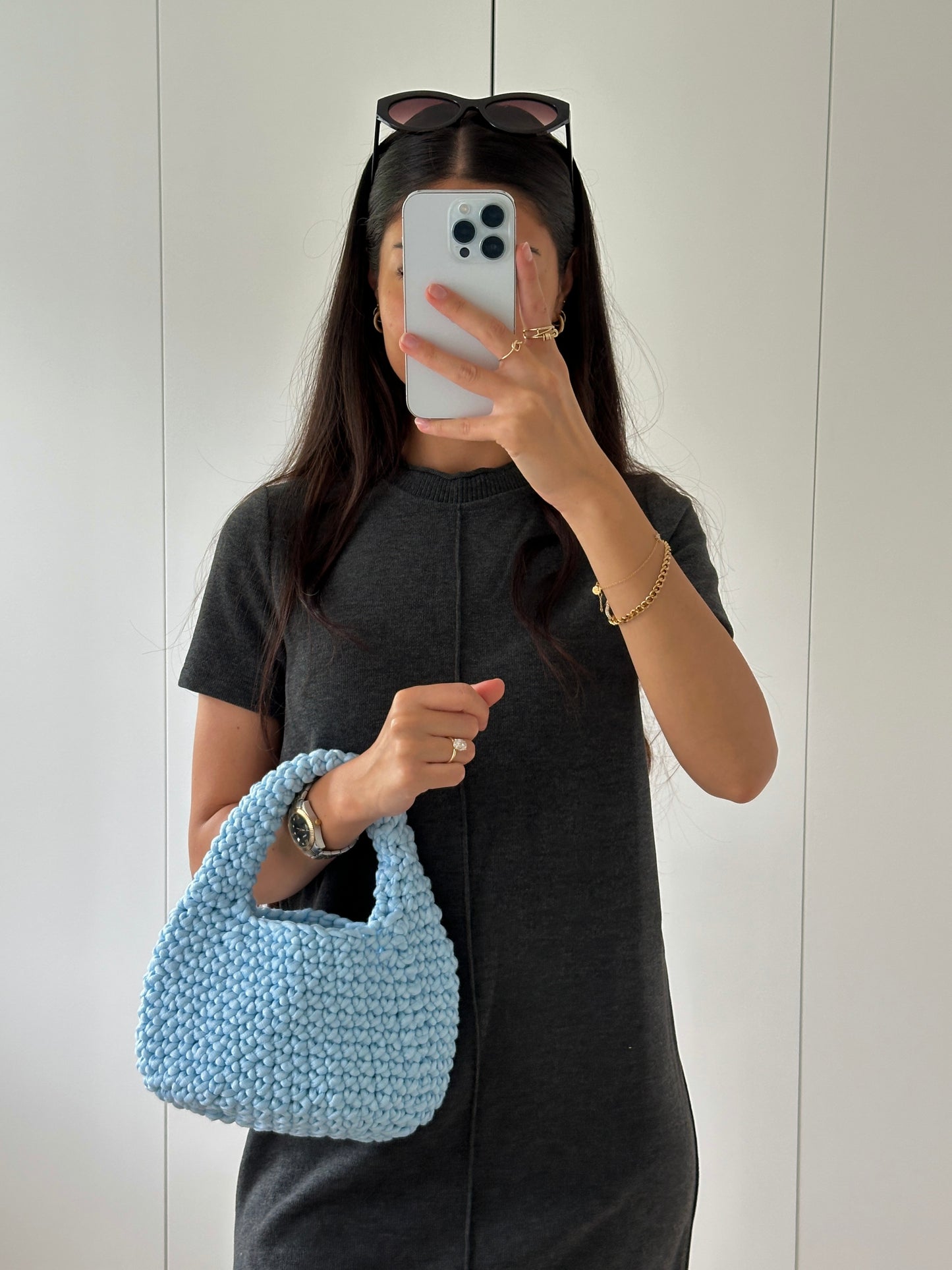 Handgemachte Häkeltasche